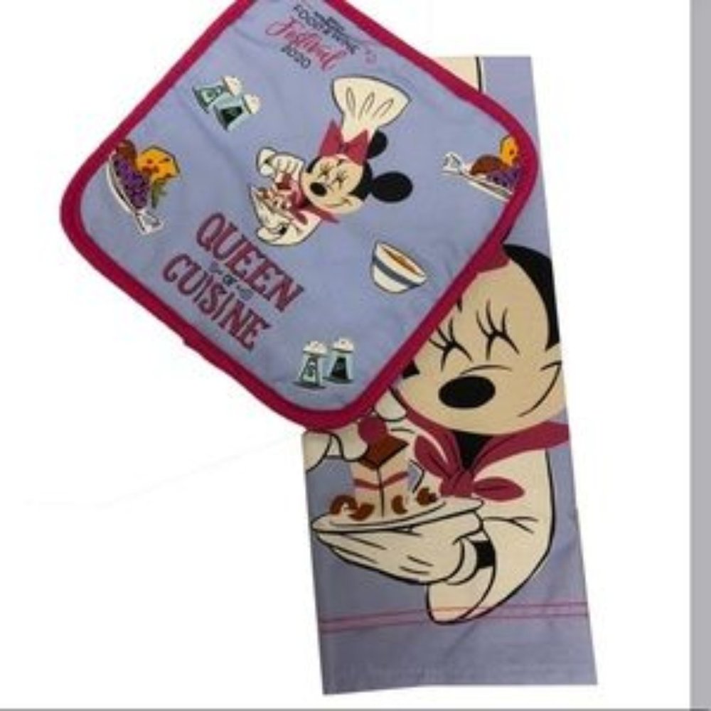Minnie EPCOT food & wine Pot Holder
